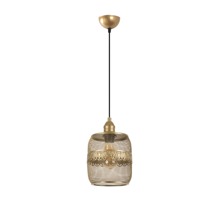Opviq Lámpara de araña de metal dorado ajustable